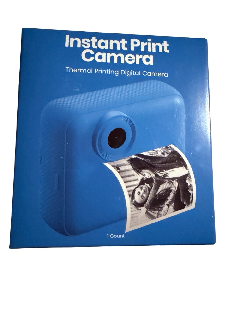 Instant Print Thermal Printing Digital Camera - Blue
